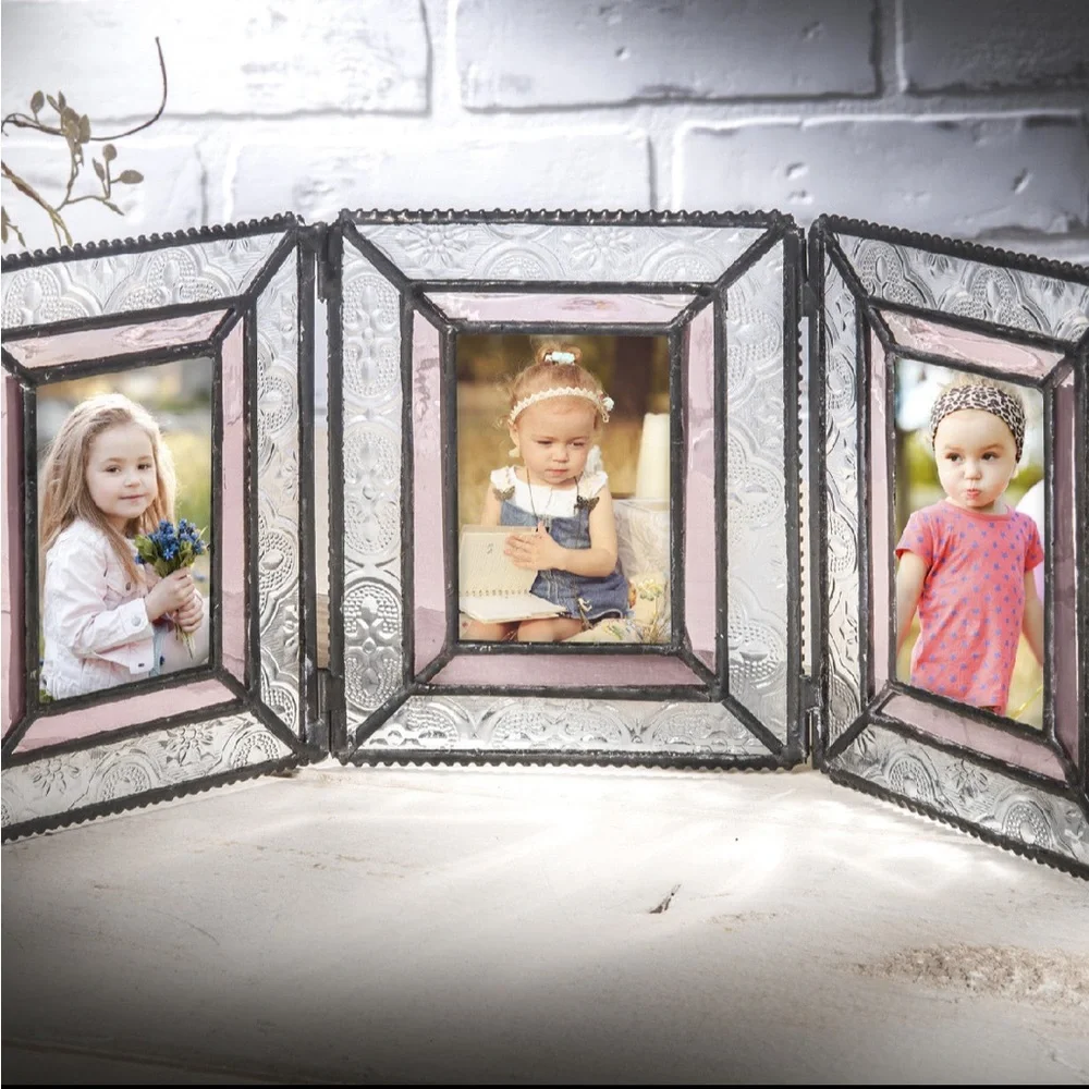 Triple 2x3 Vertical Vintage Glass Frame Series